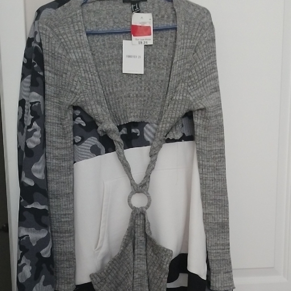 KNIT DRESS HEATHER GRAY - Picture 7 of 10